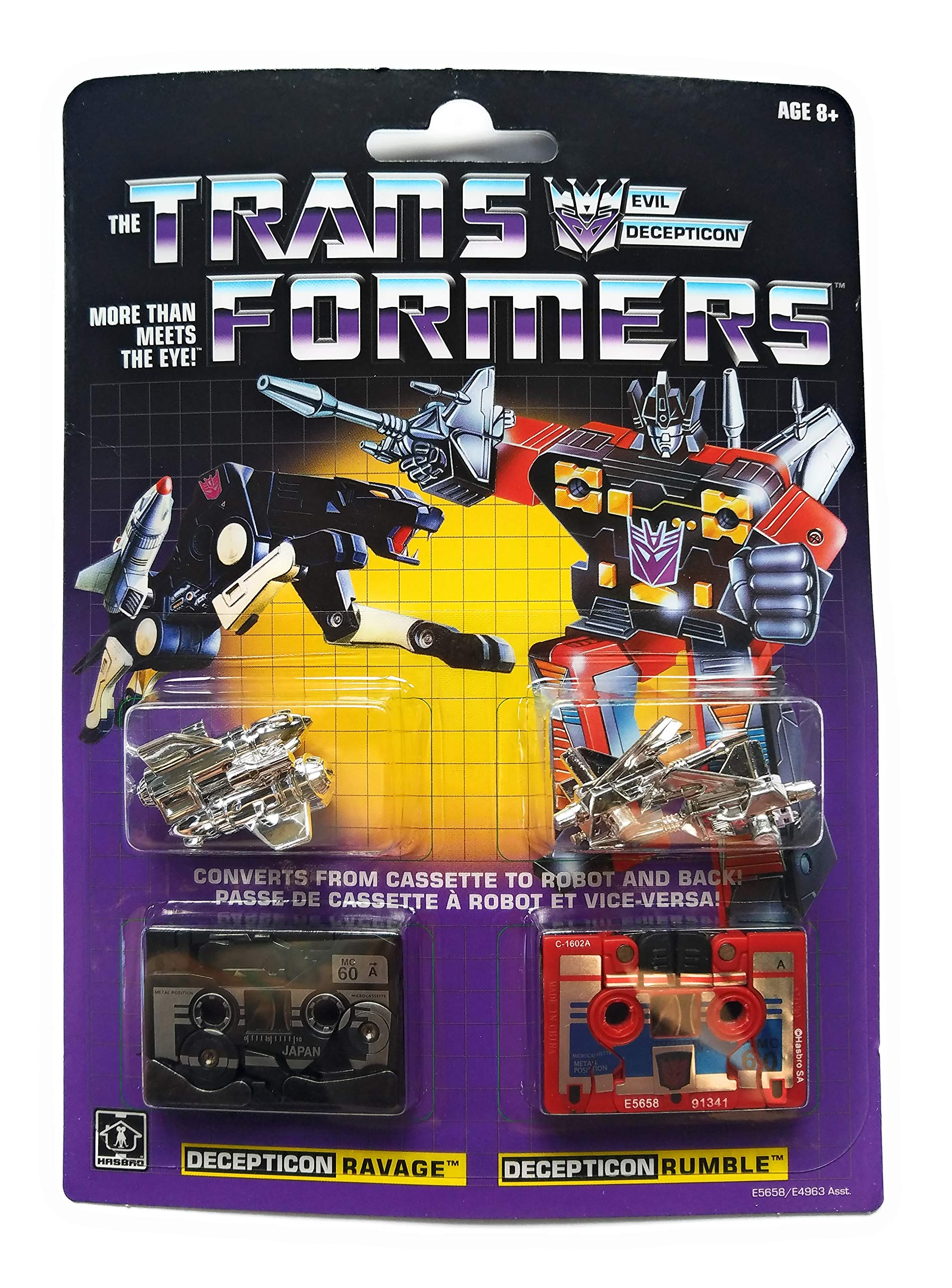 トランスフォーマー G1 vol.1〜2 Amazon.com: Transformers: Vintage G1 Cassette 2-Pack