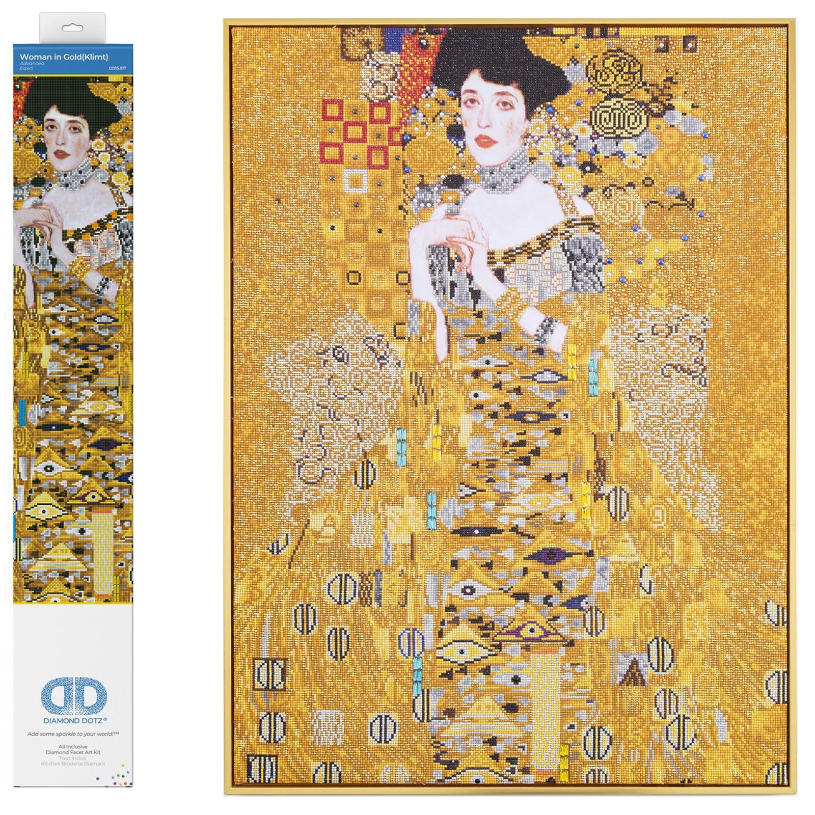 Diamond Dotz Woman in gold (Klimt) Diamond Painting Kit