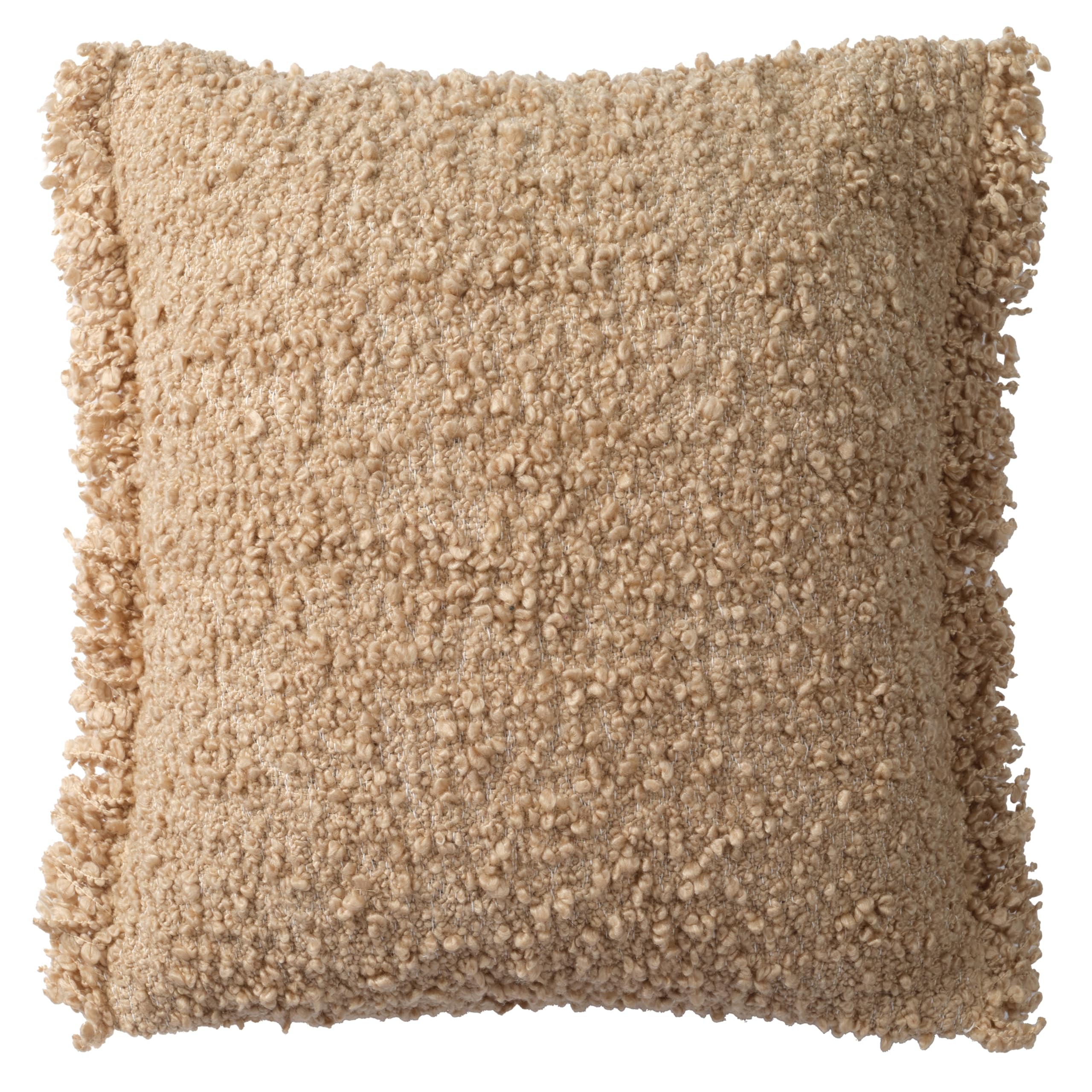 Jaipur Living Nisha AGO26 Handmade Tan Down Filled Pillow 26