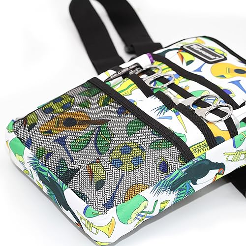 Vista 13 de Riñonera para enfermera con soporte para cinta, organizador de bolsillo para enfermeras para profesionales médicos, bolsa de cintura de enfermera