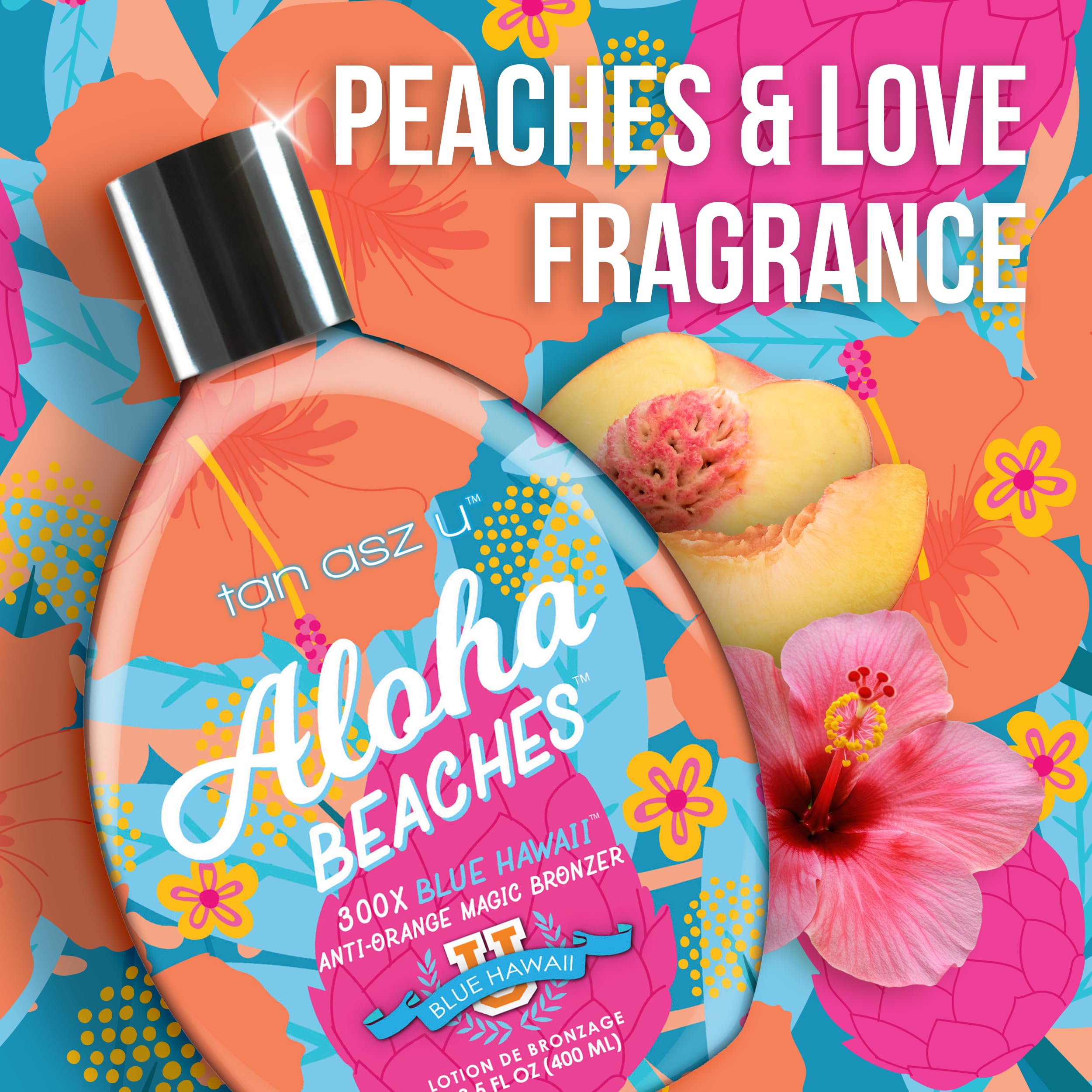 Amazon.com : Tan Asz U Aloha Beaches Tanning Lotion, 300X Blue