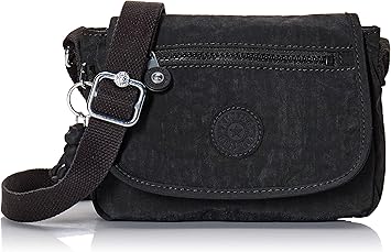 Kipling Women's Sabian Mini Crossbody, Lightweight Everyday Purse, Shoulder Bag, Black Noir