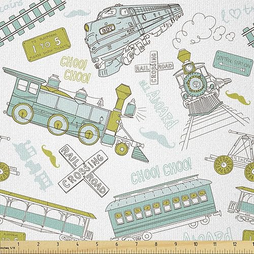 Vista 725 de Ambesonne - Tela de punto elástica