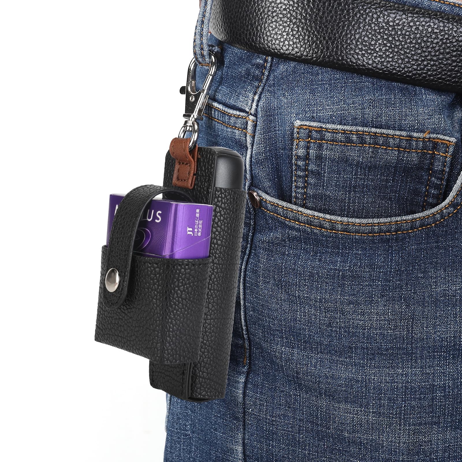 Amazon | プルーム オーラ レザーケース、本体・カートリッジ収納可能