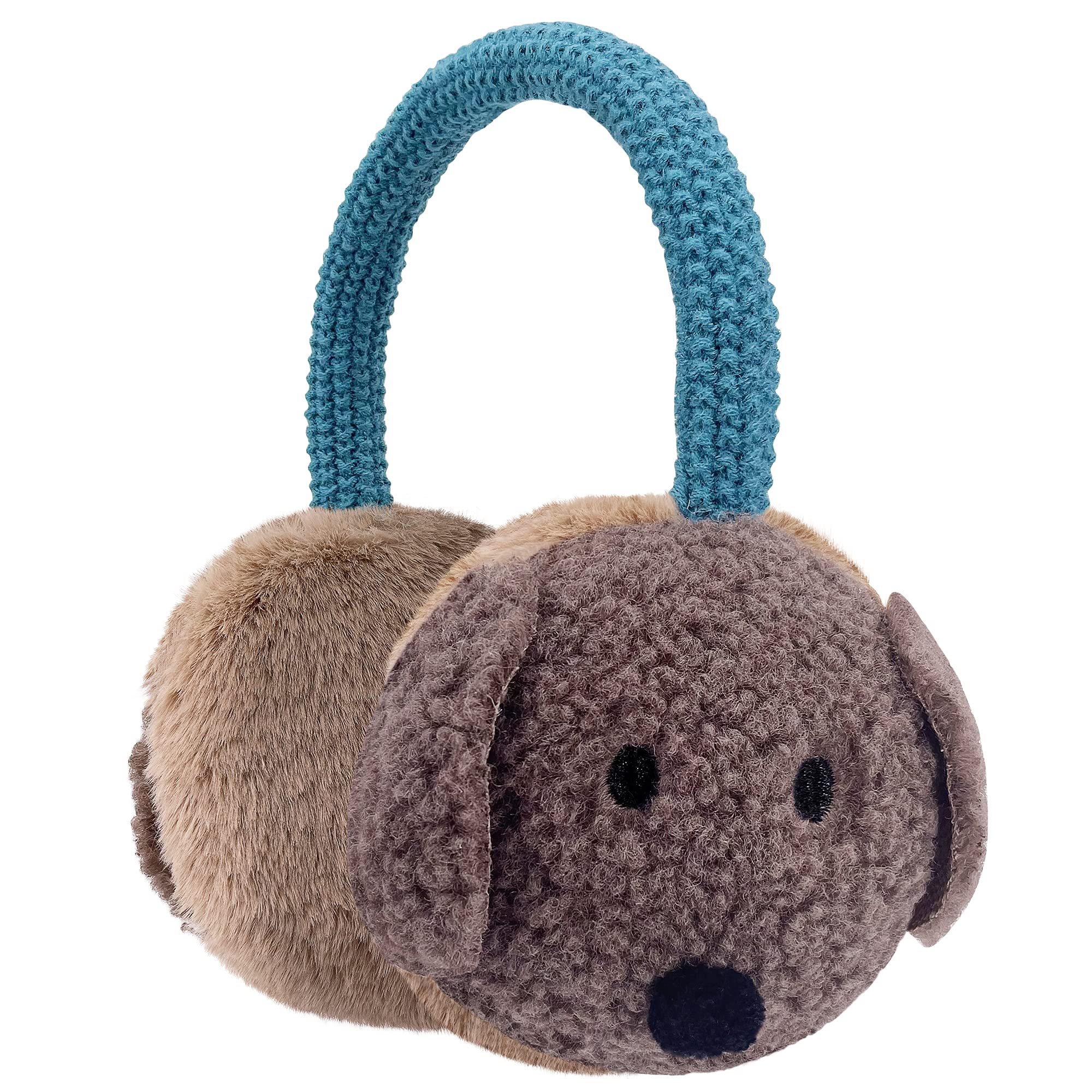 Boys Ear Muffs Kids Earmuffs Adjustable Girls Winter Ear Warmers with Cute Animal Pattern Ear Covers for Boys