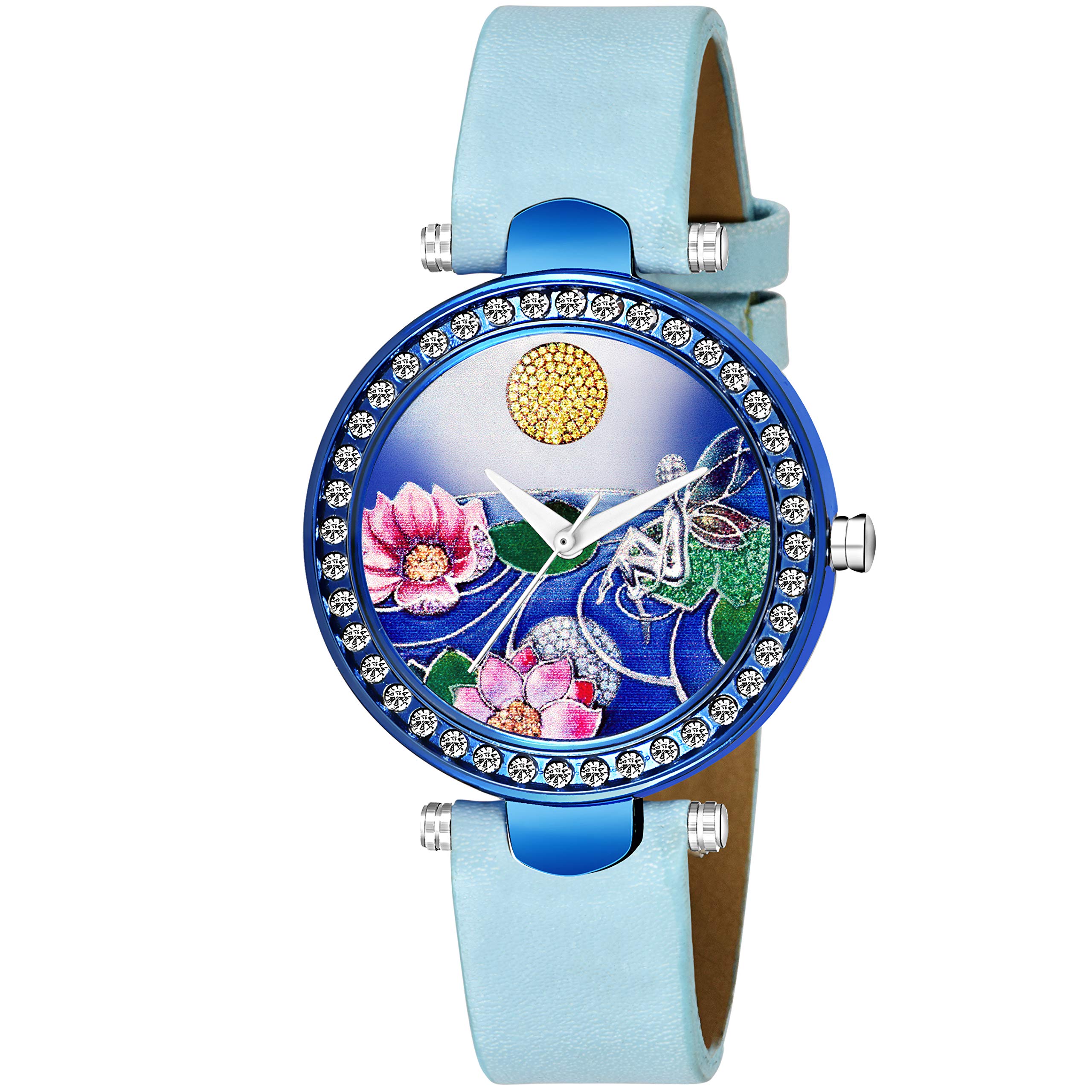ZUPERIA Quartz Watch with Analogue Display and Leather Strap for Girls and Women (B09BBDBYC4) Amazon Price History, Amazon Price Tracker