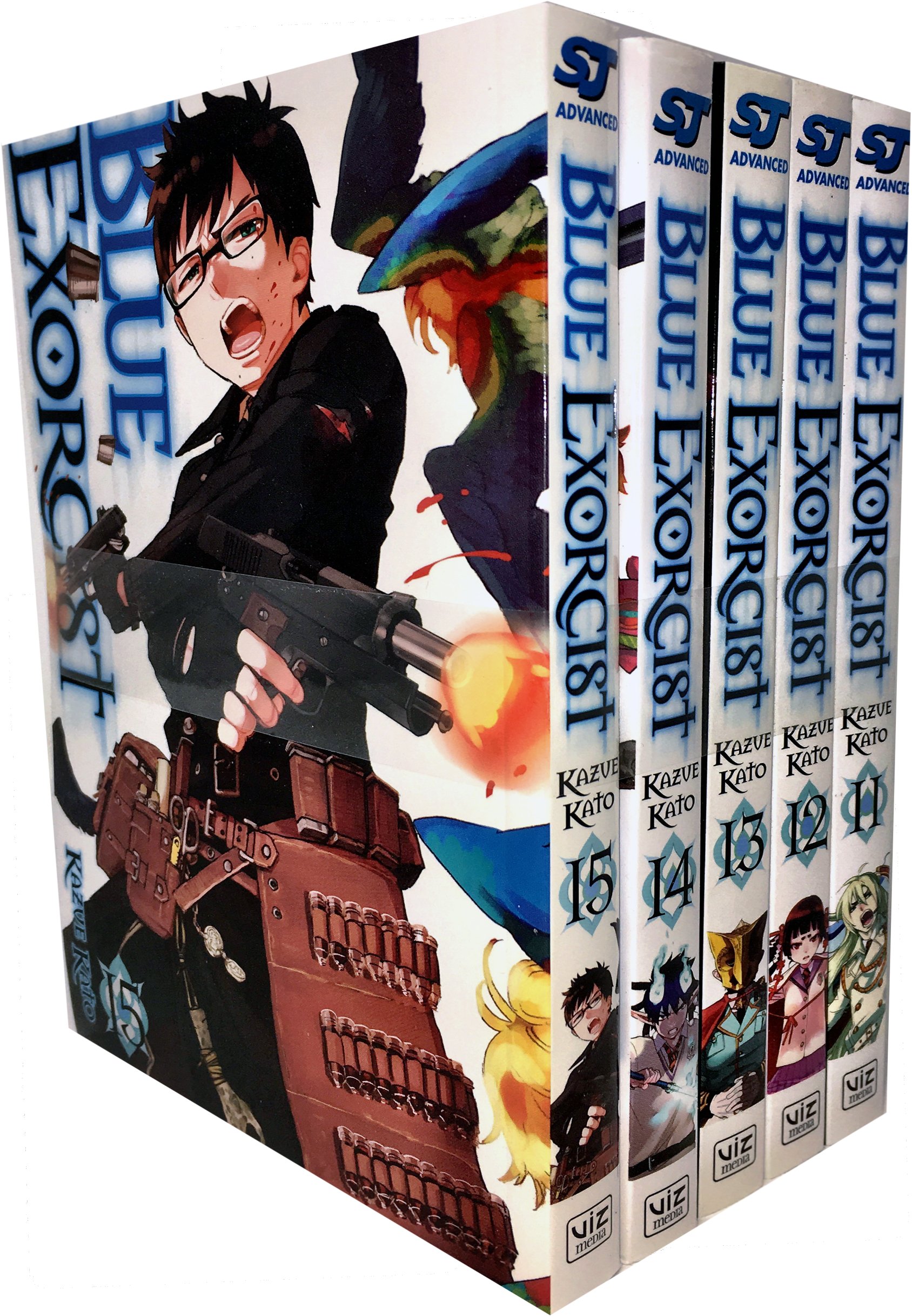 Blue Exorcist Volume 11-15 Collection 5 Books Set (Series 3) by Kazue Kato Paperback