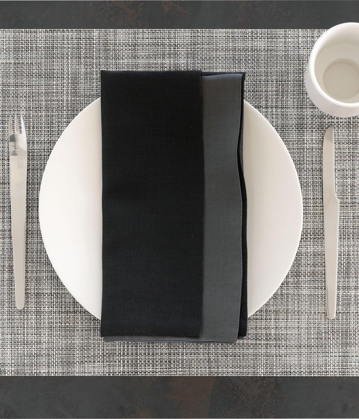 Reversible Linen Napkins In Multiple Colors Design By
