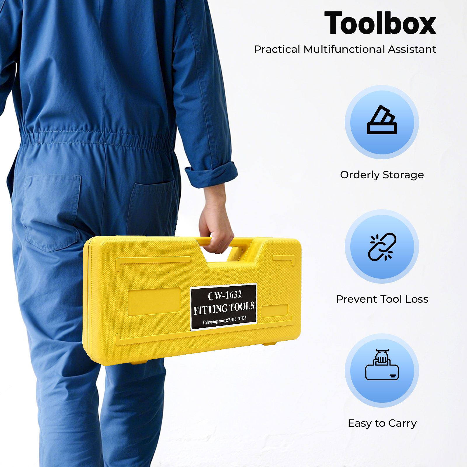 Hydraulische Presszange 12 Tonnen - TH Profil Crimpzange Für Verbundrohr 16-32mm