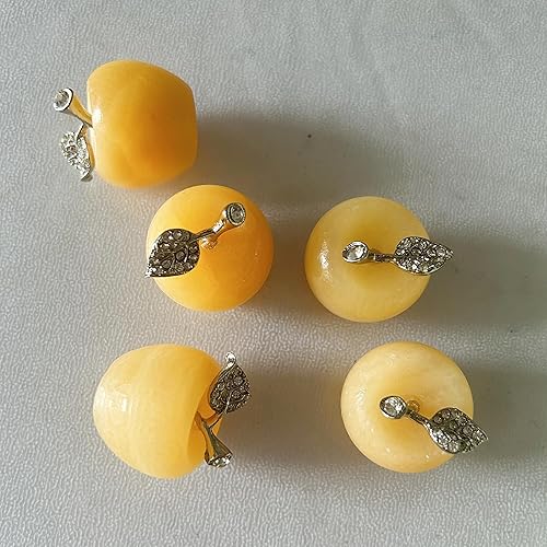 Vista 66 de 1 pieza de figuras coleccionables de cristales de manzana de rodonita y piedras curativas, decoración de habitación de 1.18 pulgadas, decoración