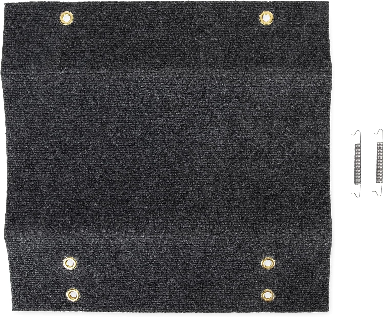 Camco Wrap Around RV Step Rug | Compatible with Manual and Electric RV Steps | Easy Installation | 17 ½-Inches (L) x 18-Inches (W) | Gray, 3-Pack (42927)
