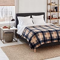 Vista 9 de Eddie Bauer - Manta térmica completa, manta eléctrica de microfelpa cepillada suave, ropa de cama cálida y acogedora