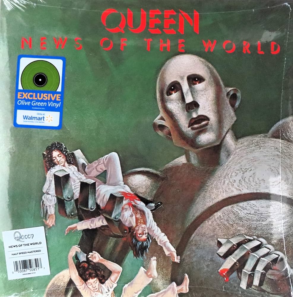 Queen - News Of The World - Exclusive Limited Edition Olive Green