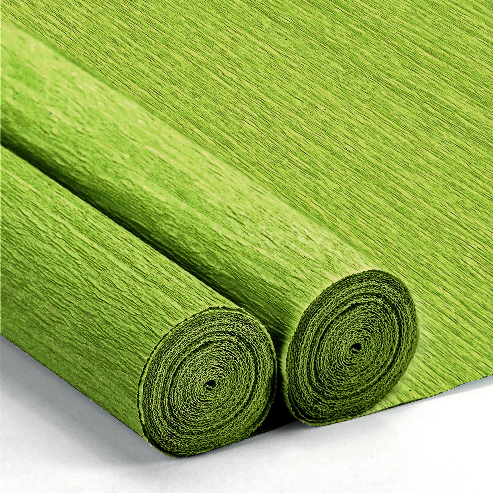 Crepe Paper Streamers 2 Rolls 10 x 98Inch (Green)