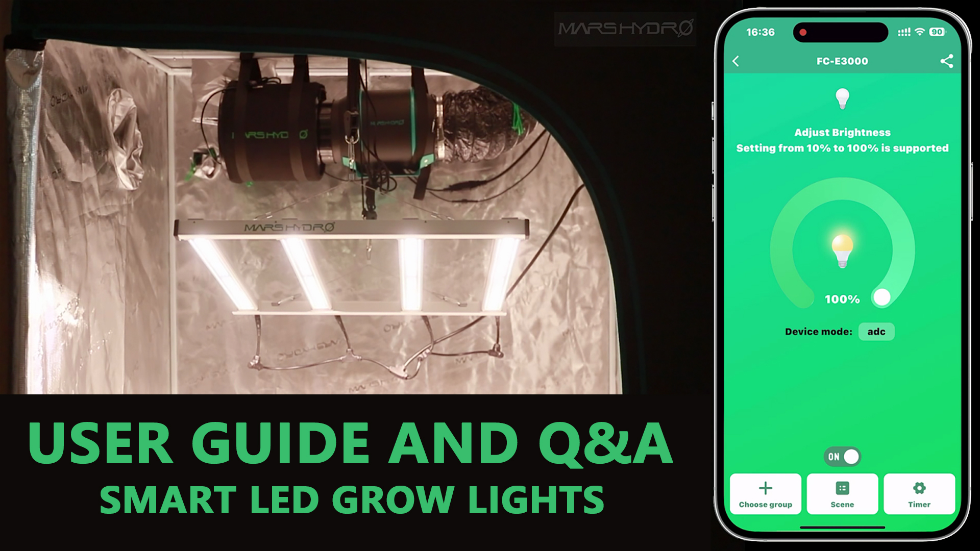 MARSHYDRO FC-Eシリーズ LEDライト FC-E Series LED Grow Lights