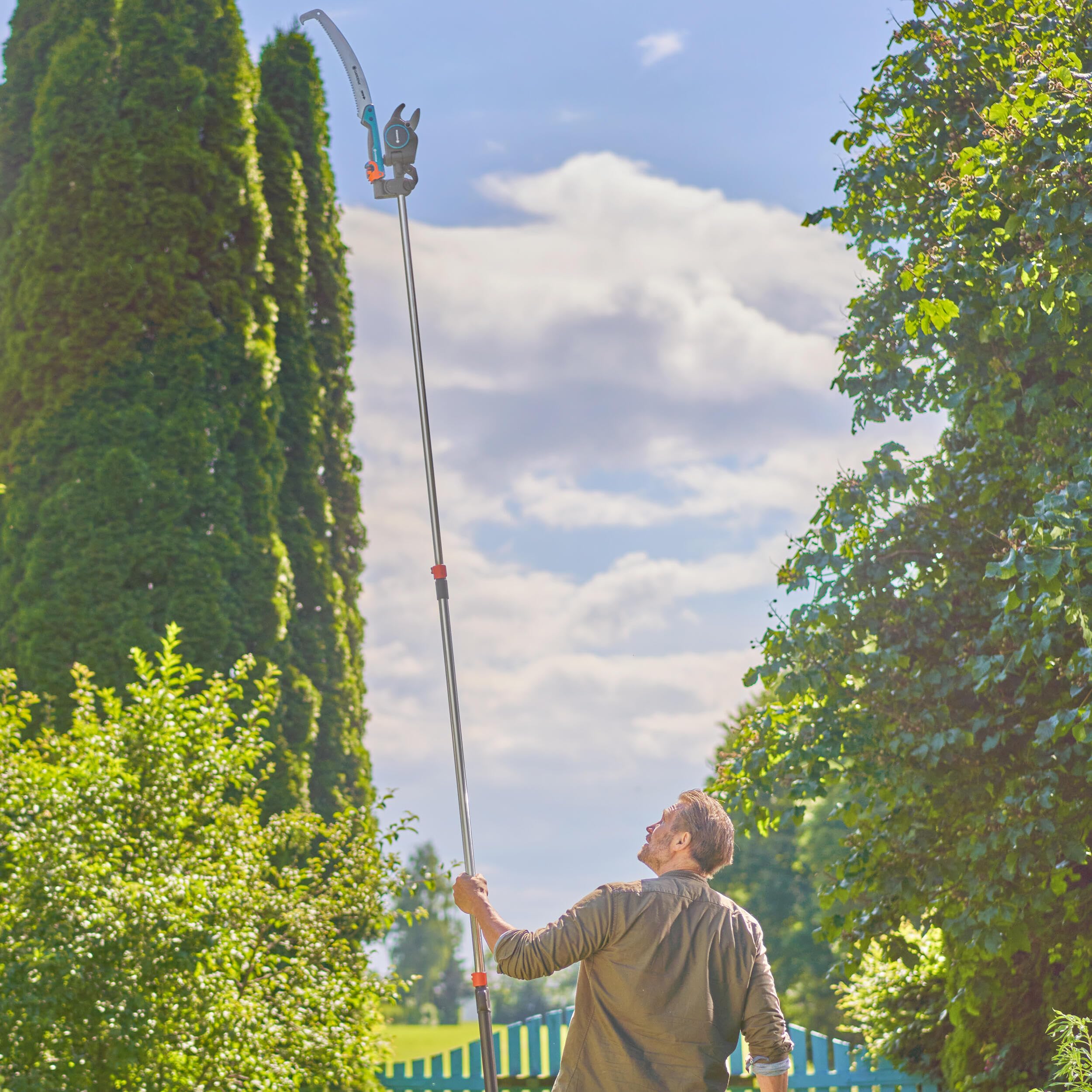 Gardena StarCut Säge und Adapter für StarCut Pro L, Baum- und Strauchschneider