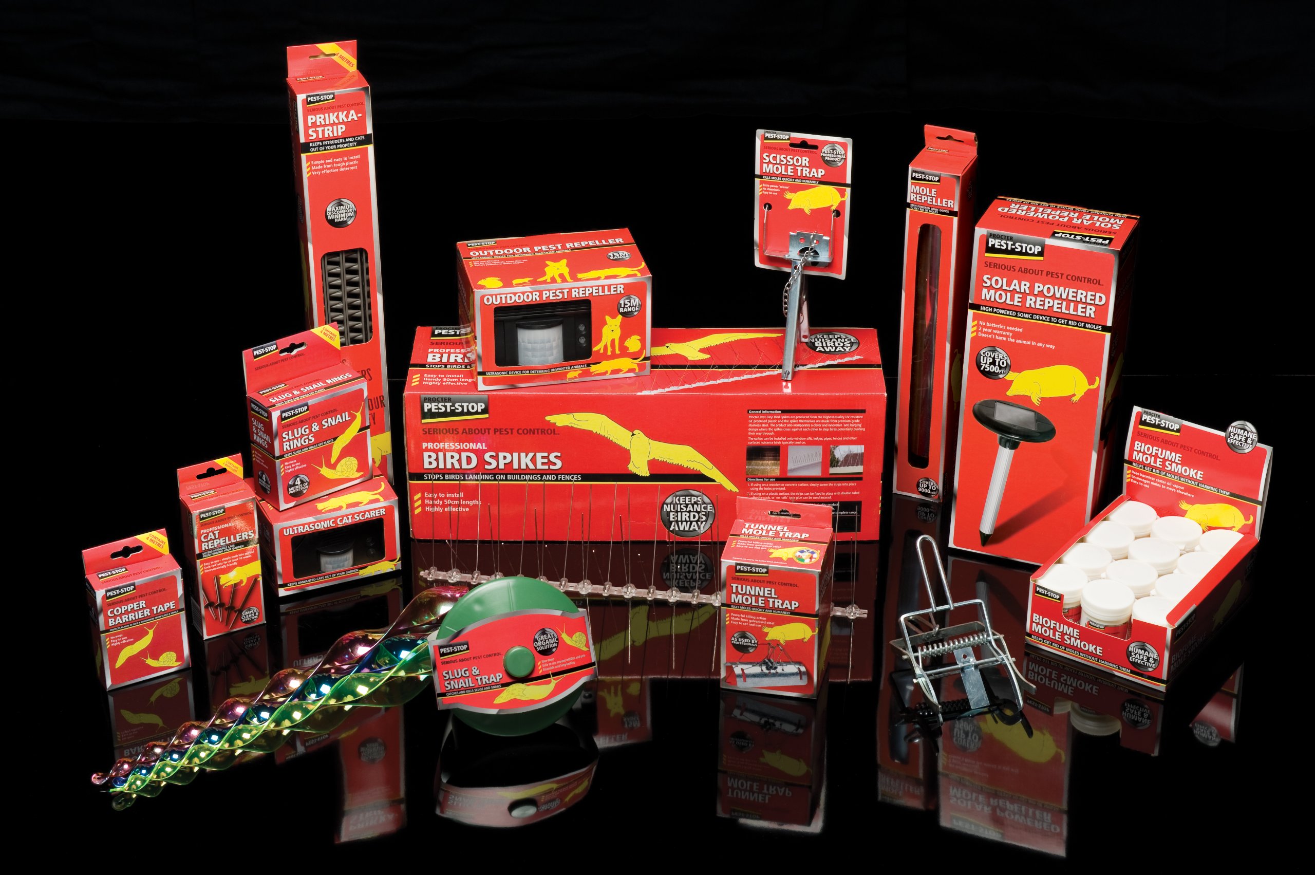 Procter Bros Ltd Pest-Stop Confezione da 12 trappole a Tunnel per Talpe