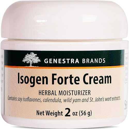 Miniatura 1 de Genestra Brands Isogen Forte Cream  Isoflavonas de soja de soja junto con ñame silvestre  2 onzas