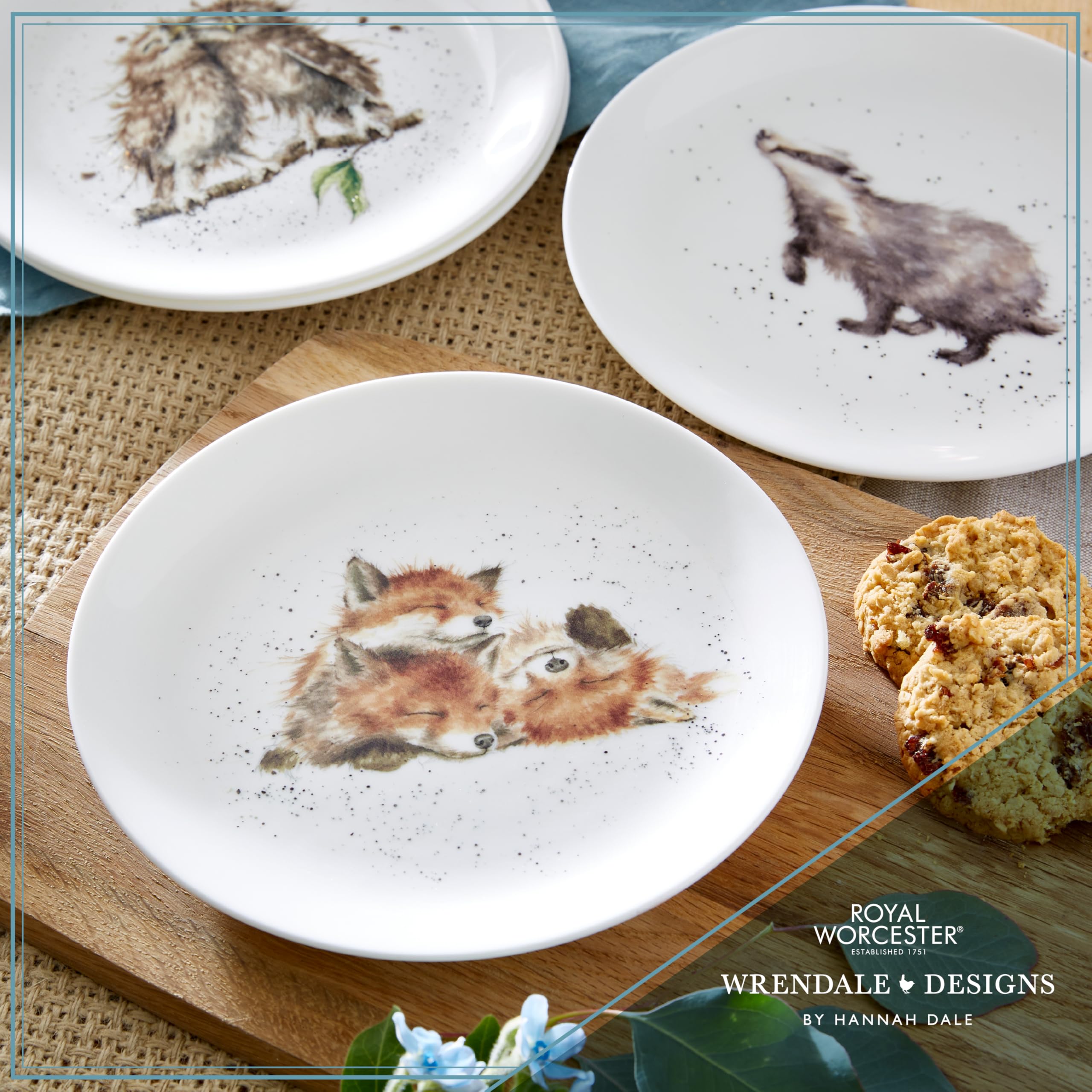 Wrendale Designs Royal Worcester Ceramic Plate in Two Sizes