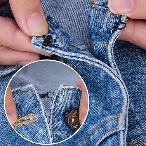 Miniatura 6 de Juego de 50 ganchos de costura y cierre de ojos para brasier y ropa, 3 tamaños (plateado y negro)