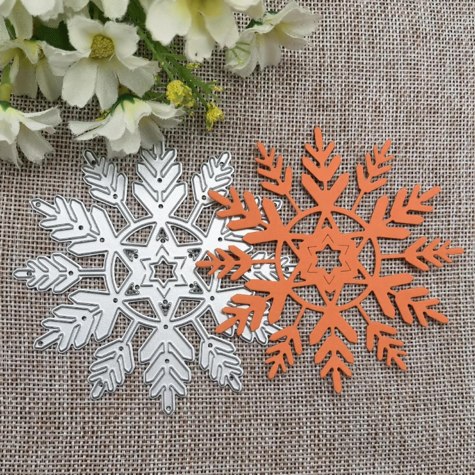 Matrices de découpe en métal précises pour gaufrage de cartes de Noël