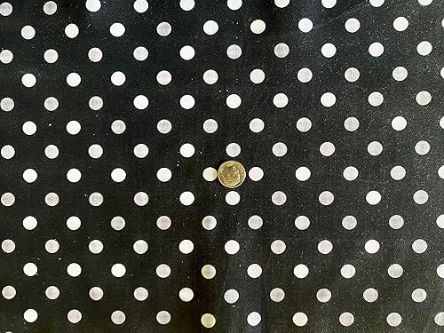 Miniatura 3 de Valentina Textil inc pequeño lunares polialgodón varios colores 598in de ancho de poliéster por The Yard 3 yardas bebé azul blanco