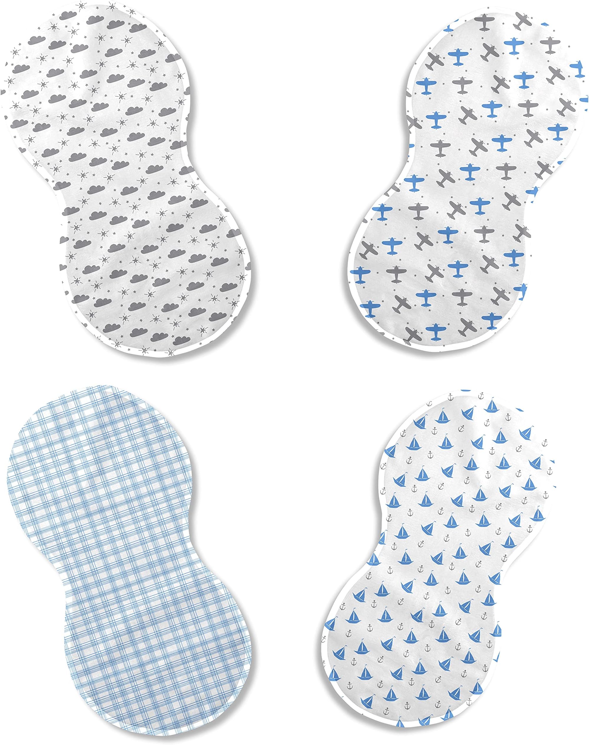 KidderyBurp Cloth | Set of 8 | Edition Baby Shower | Boys + Girls