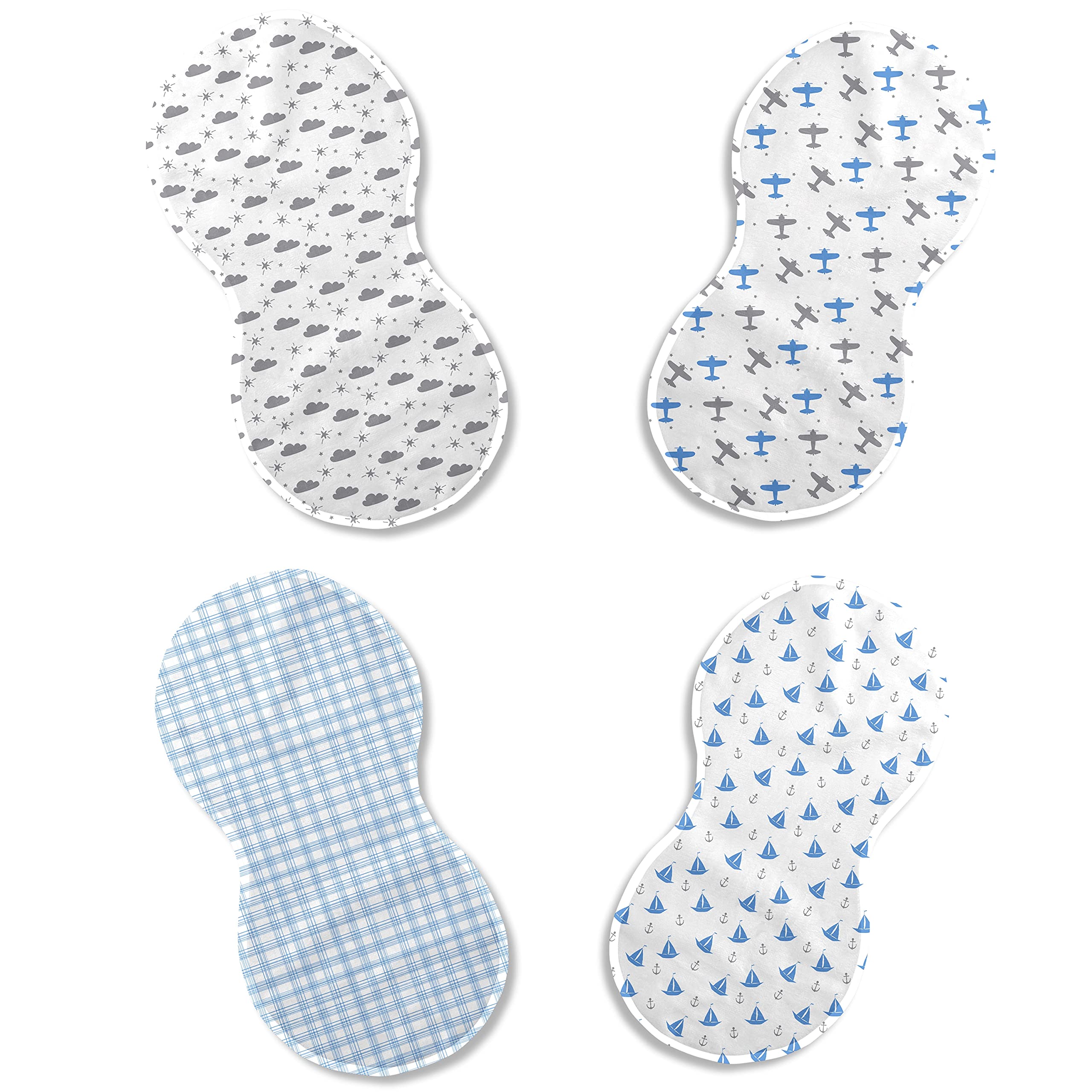 KidderyBurp Cloth | Set of 8 | Edition Baby Shower | Boys + Girls