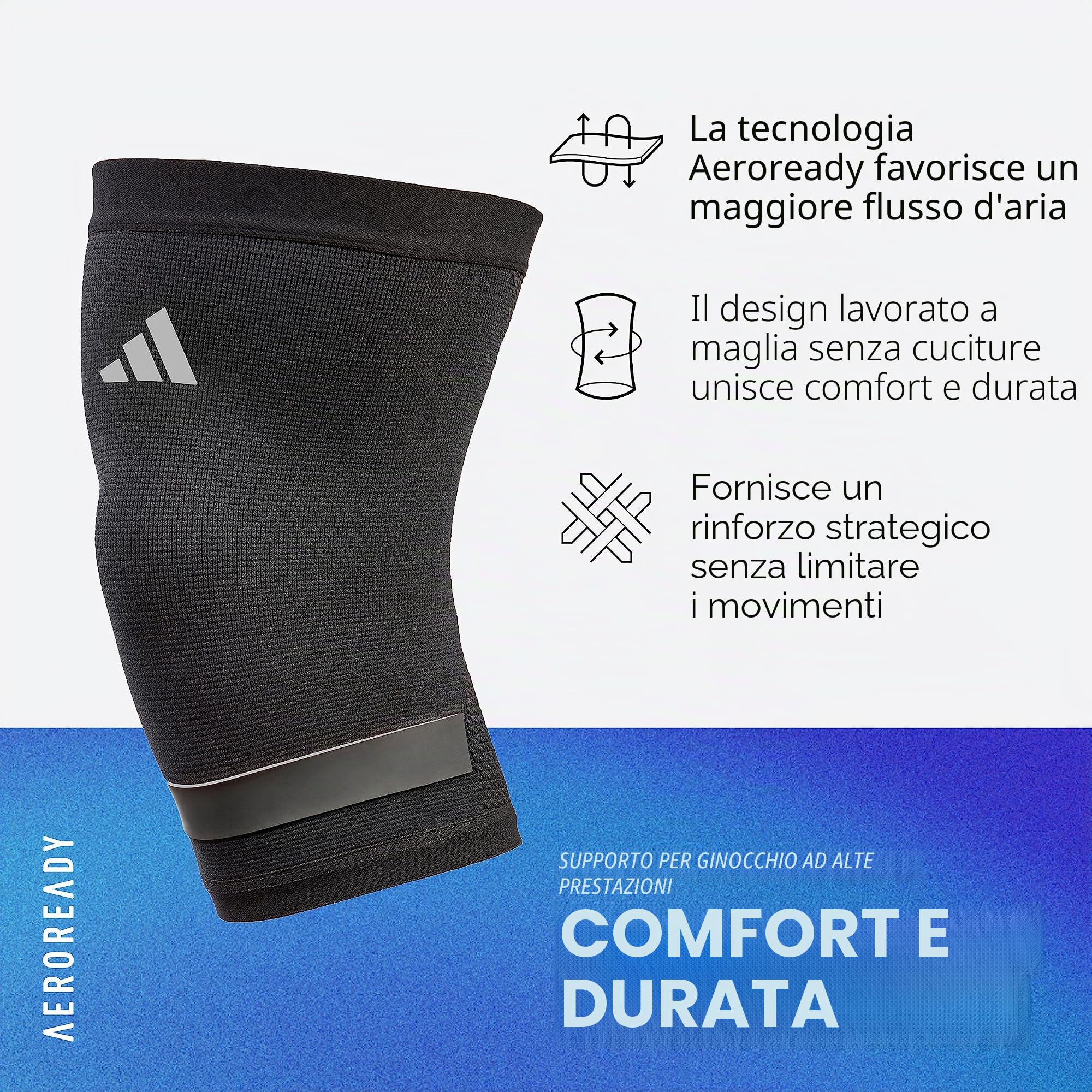 adidas Aeroready Prestazione Supporti - Caviglia, Gomito & Ginocchio