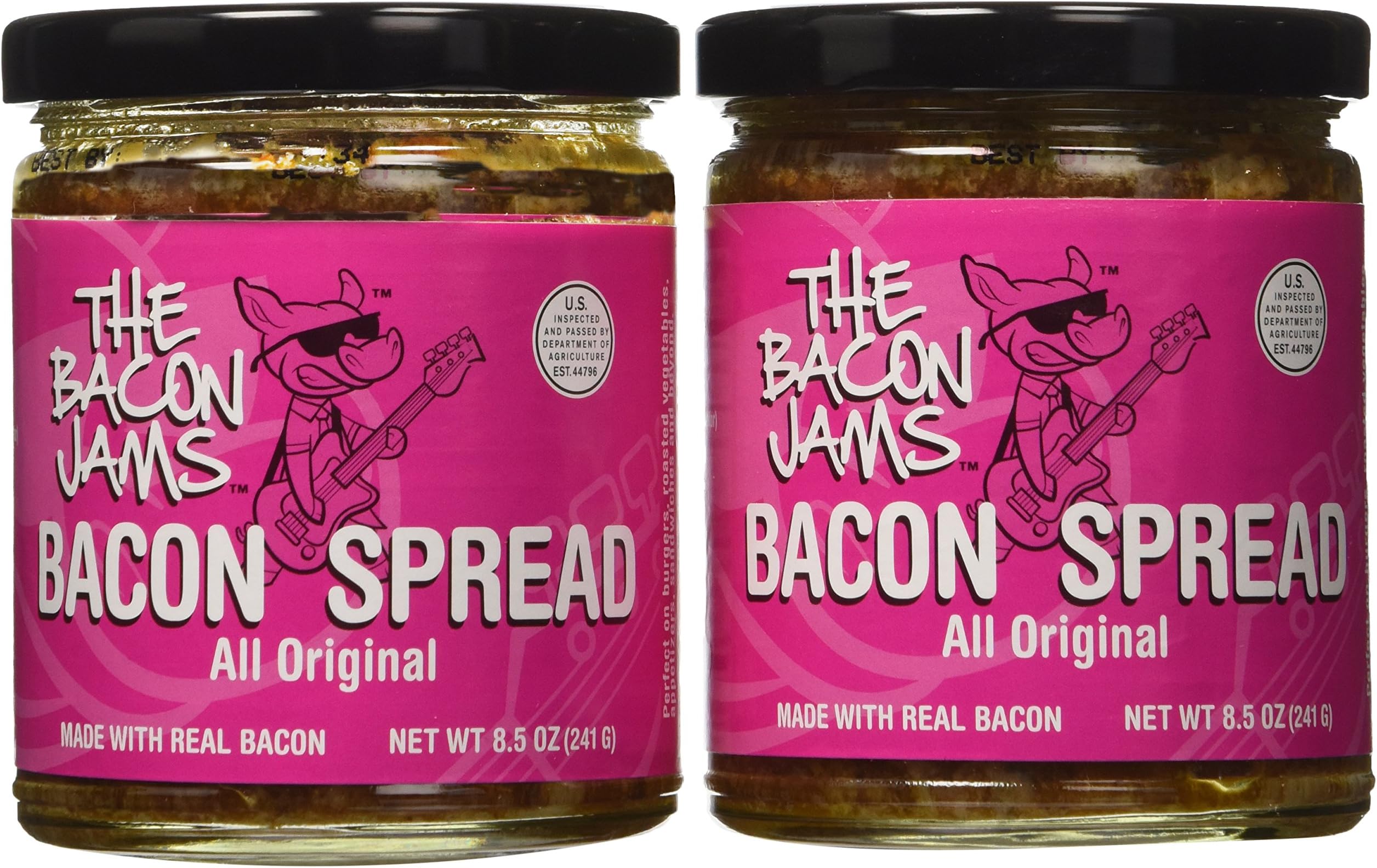 Bacon Spread - The Bacon Jams All Original - 2 Pack of 8.5 oz Jars - USDA Certified - Made With Real Bacon