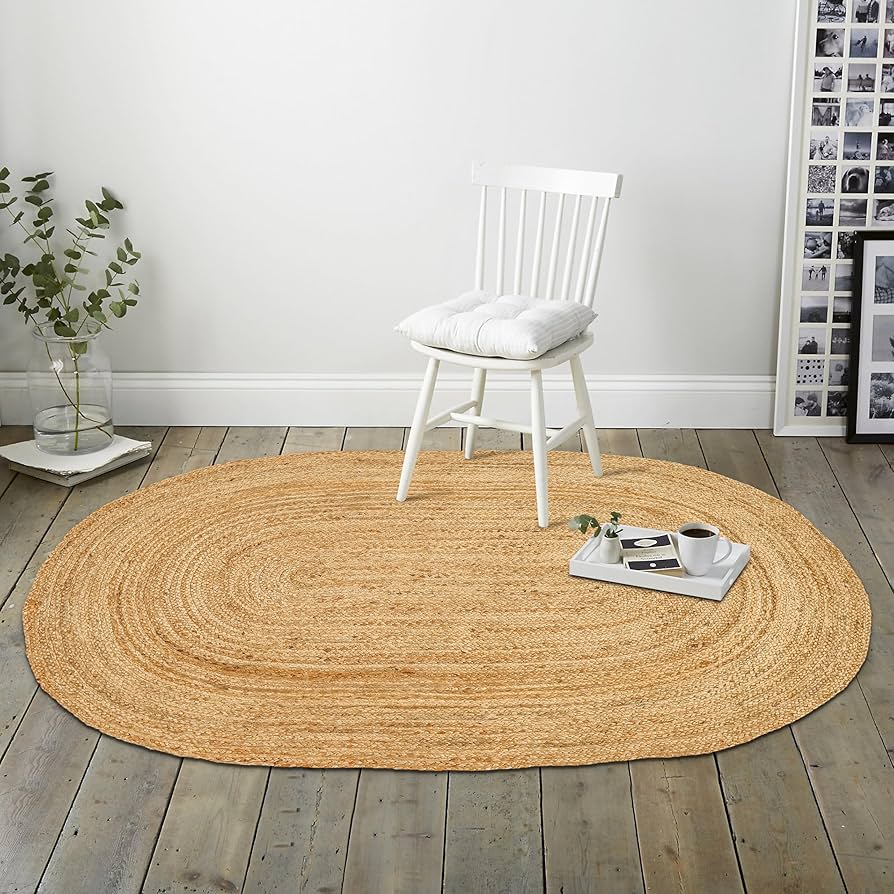 Amazon | RIANGI ジュートラグ - 4x6ジュートラグ 手織り