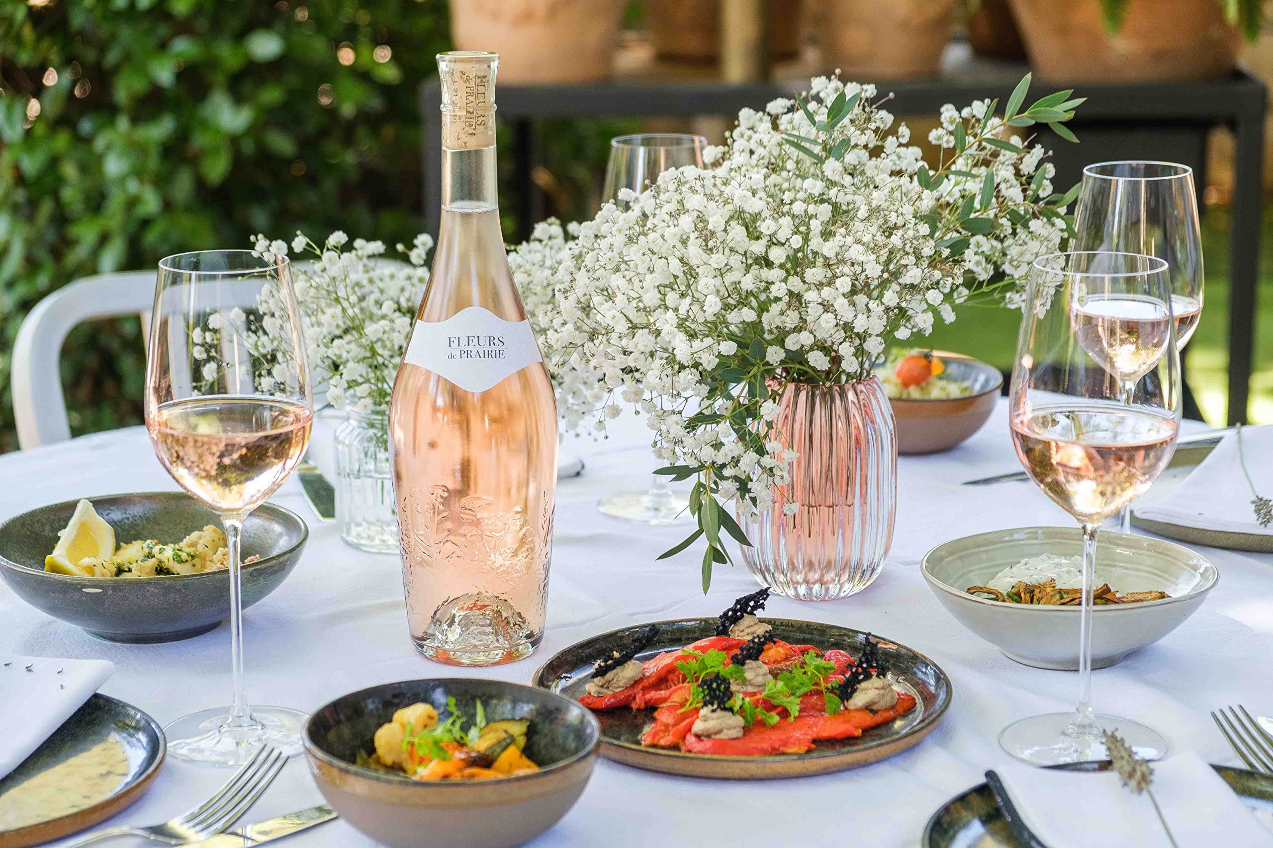 Fleurs de Prairie - Vin Rosé Côteaux d'Aix-en-Provence - France (6 x 0,75 L)