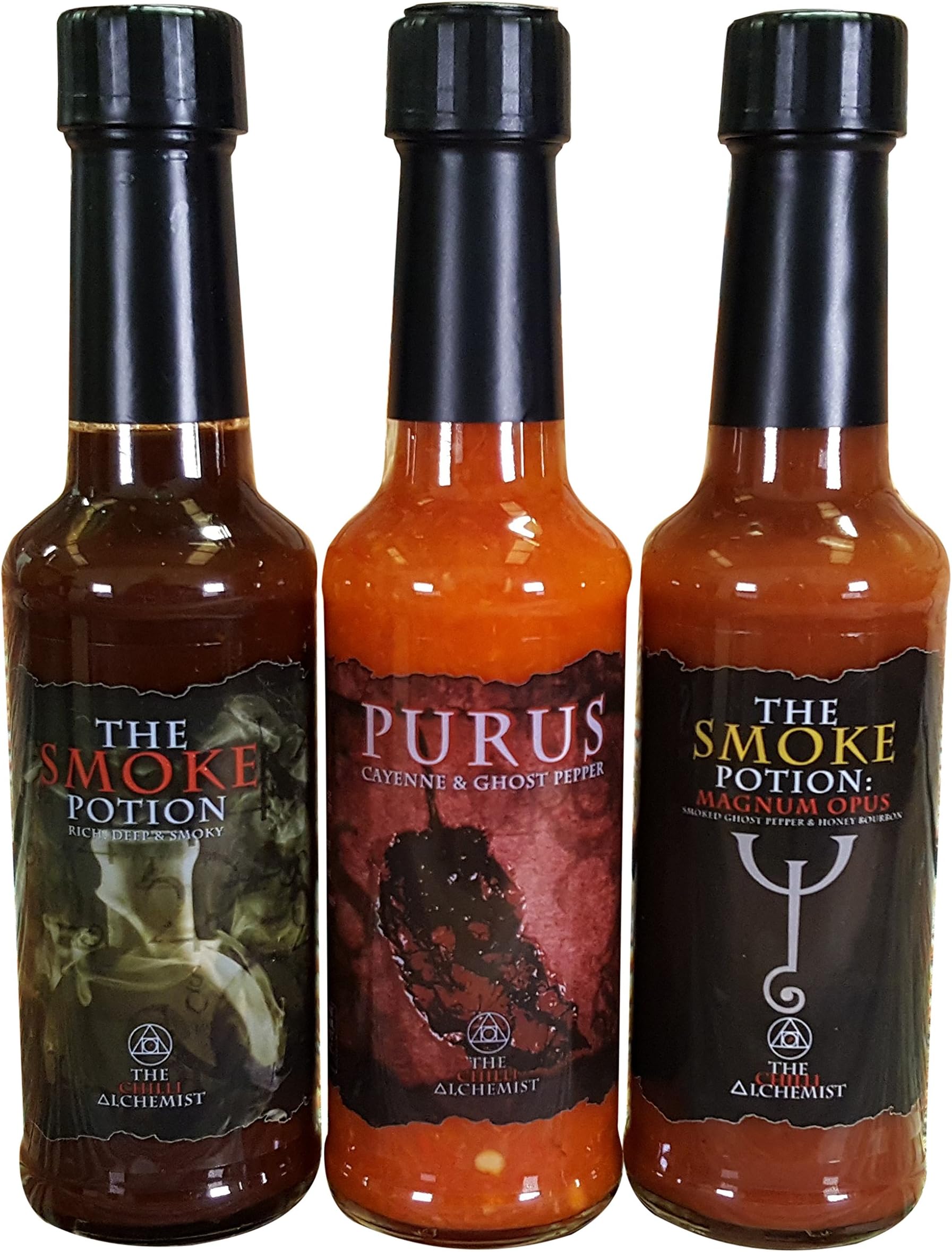 The Chilli Alchemist The Smoke Potion Purus Magnum Opus Chilli Sauce Box Set
