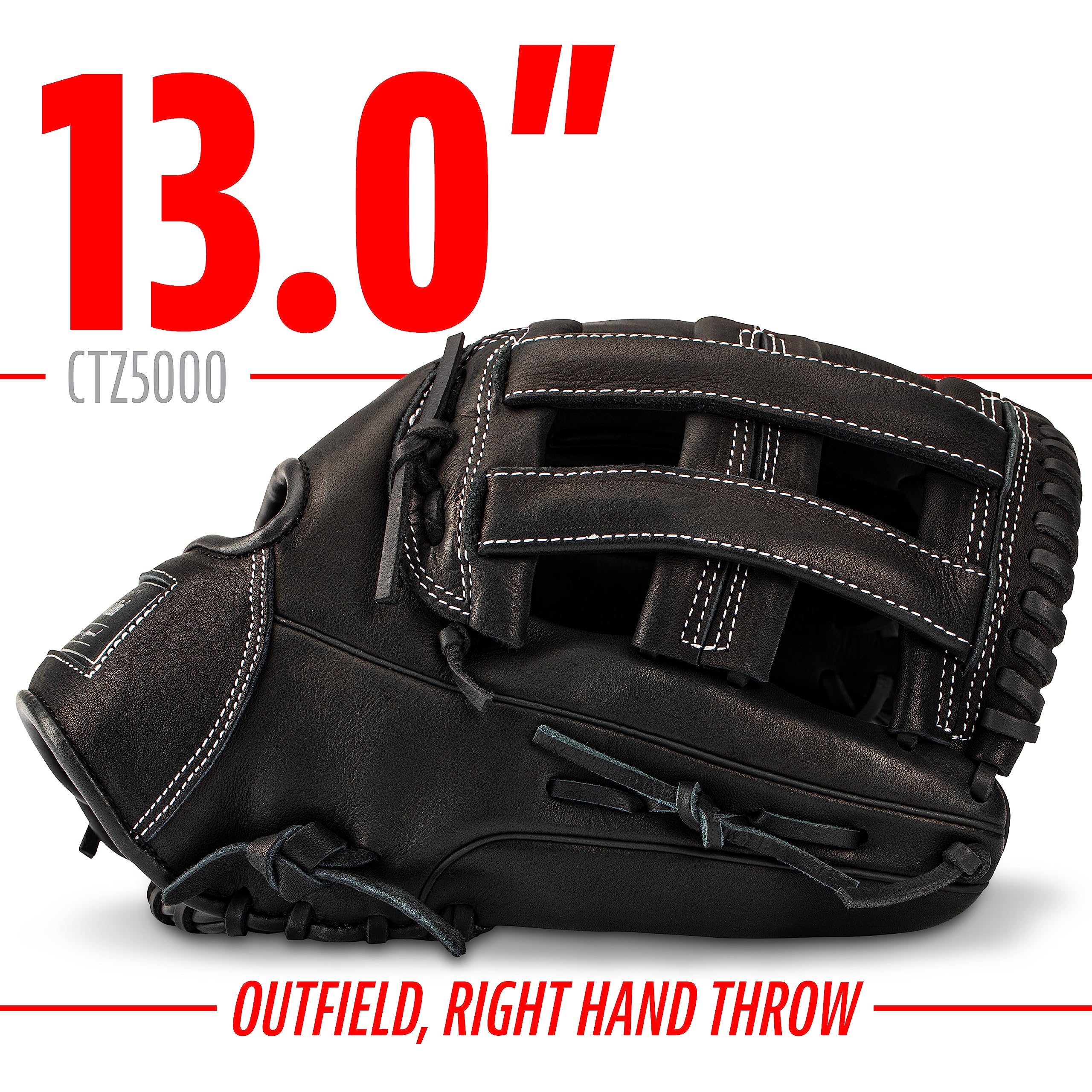 Franklin Sports Rękawica baseballowa – męskie rękawice baseballowe dla dorosłych i młodzieży – CTZ5000 rękawice baseballowe ze skóry bydlęcej