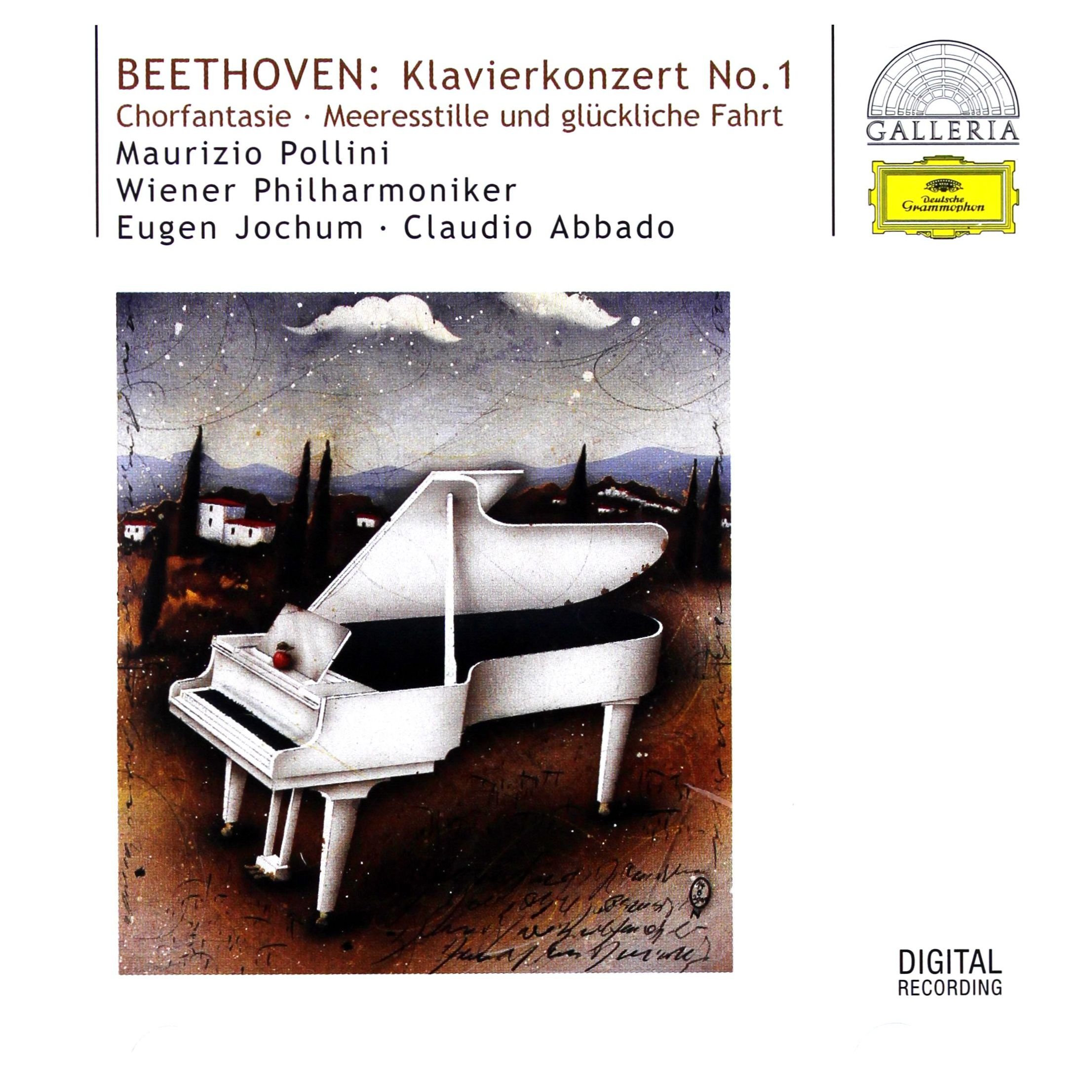 Piano Concerto No. 1 / Calm Sea & Prosperous [Audio CD] Claudio Abbado; Ludwig van Beethoven; Vienna State Opera Concert Chorus; Gretchen Eder; Jorge Antonio Pita; Andreas Esders; Elisabeth Mach; Gerhard Eder; Maurizio Pollini; Gabriele Lechner; Eugen Jochum and Vienna Philharmonic Orchestra