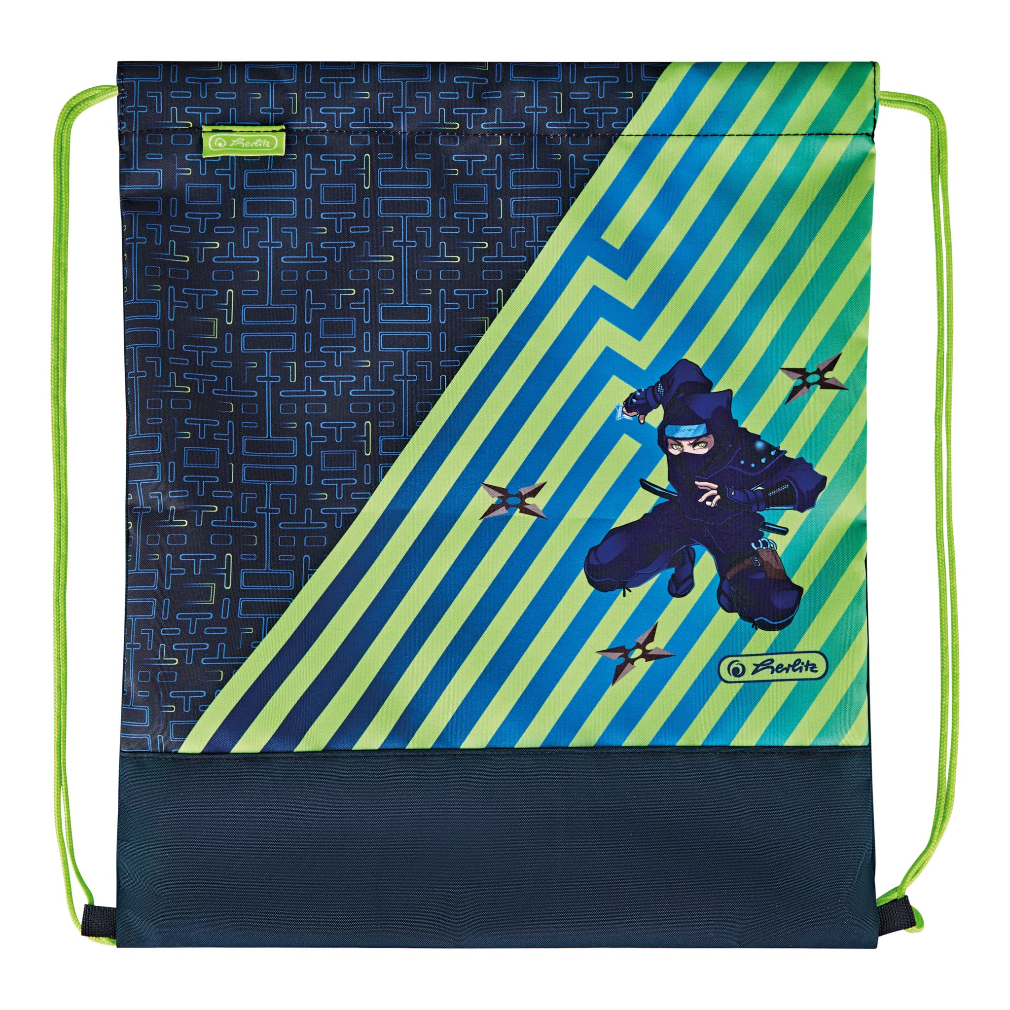 herlitz Schulranzen Loop Plus Funky Ninja, 1 Stück