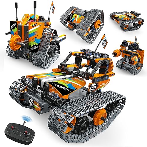 5 in 1 STEM Remote Control Building Kit, 392Pcs Blocks