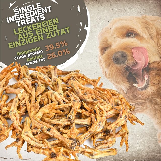 Foto 3 de 8 de Pies de pollo para perros de 1 kg (45 - 55 unidades aprox.)