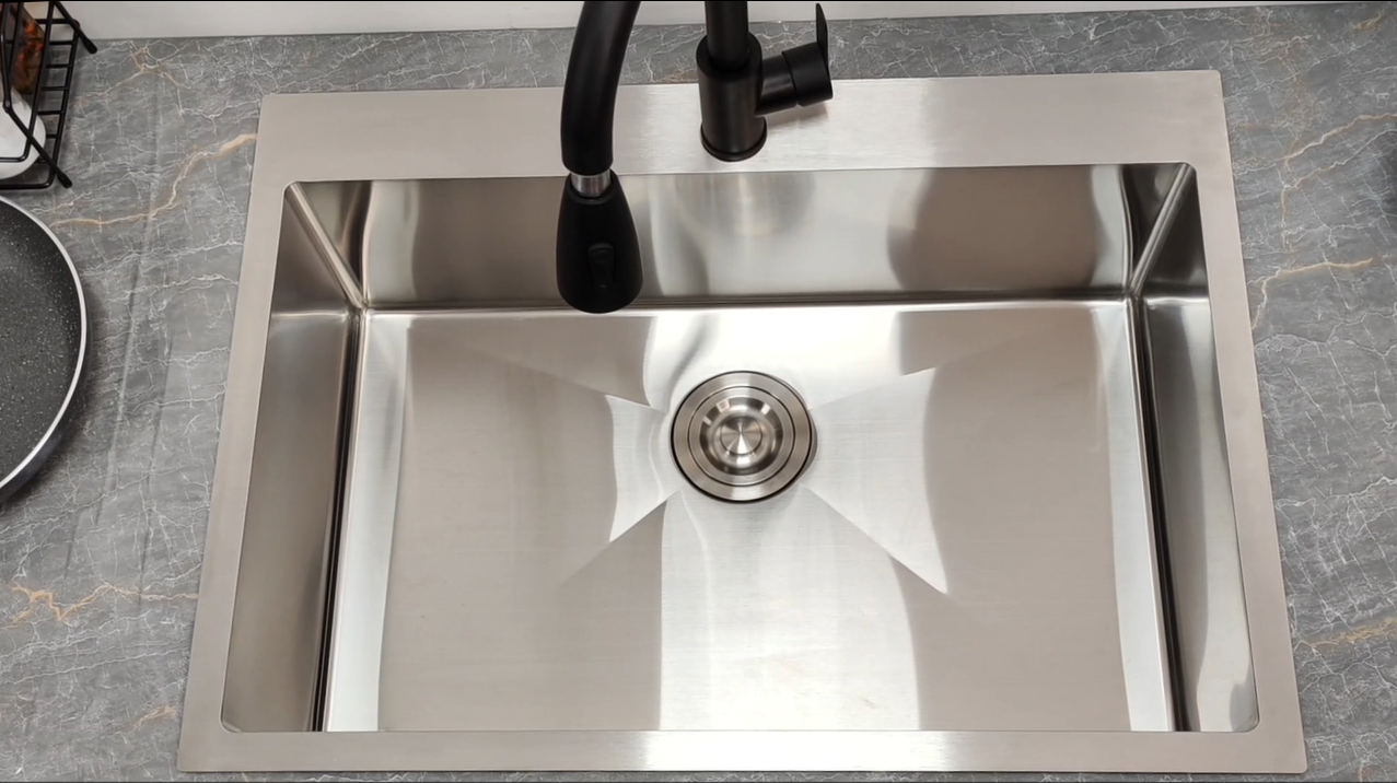 Sarlai 25 Kitchen Sink Drop-In Workstation - 25 X 22 Inch Topmount Ledge Stainless Steel 16 Gauge Single Bowl Over Counter For Kitchen, Laundry, Utility Room - View #7