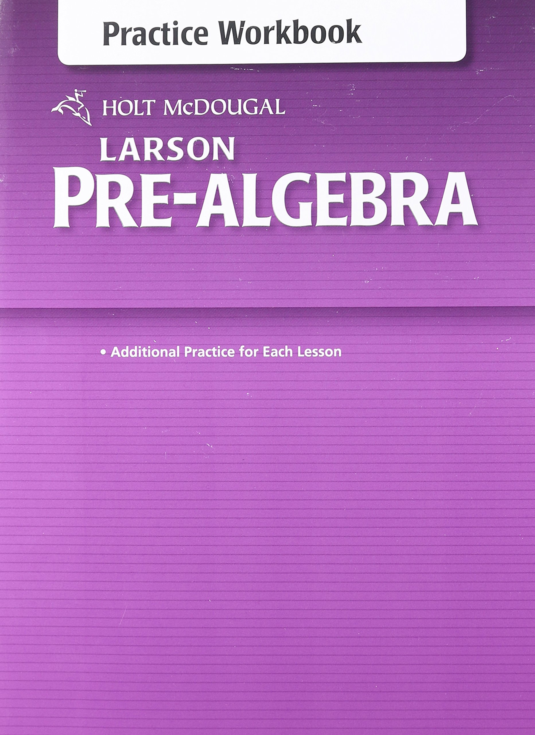 Holt McDougal Larson Pre-Algebra