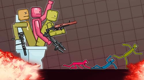 Toilet Monster Sandbox Ragdoll Battle Playground 3