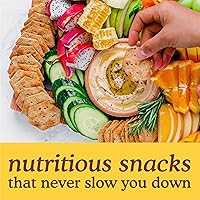 Vista 4 de Simple Mills - Galletas de semillas orgánicas, ajo y hierbas de olor, sin gluten, con semillas de lino, semillas de girasol, sin maíz, aperitivos