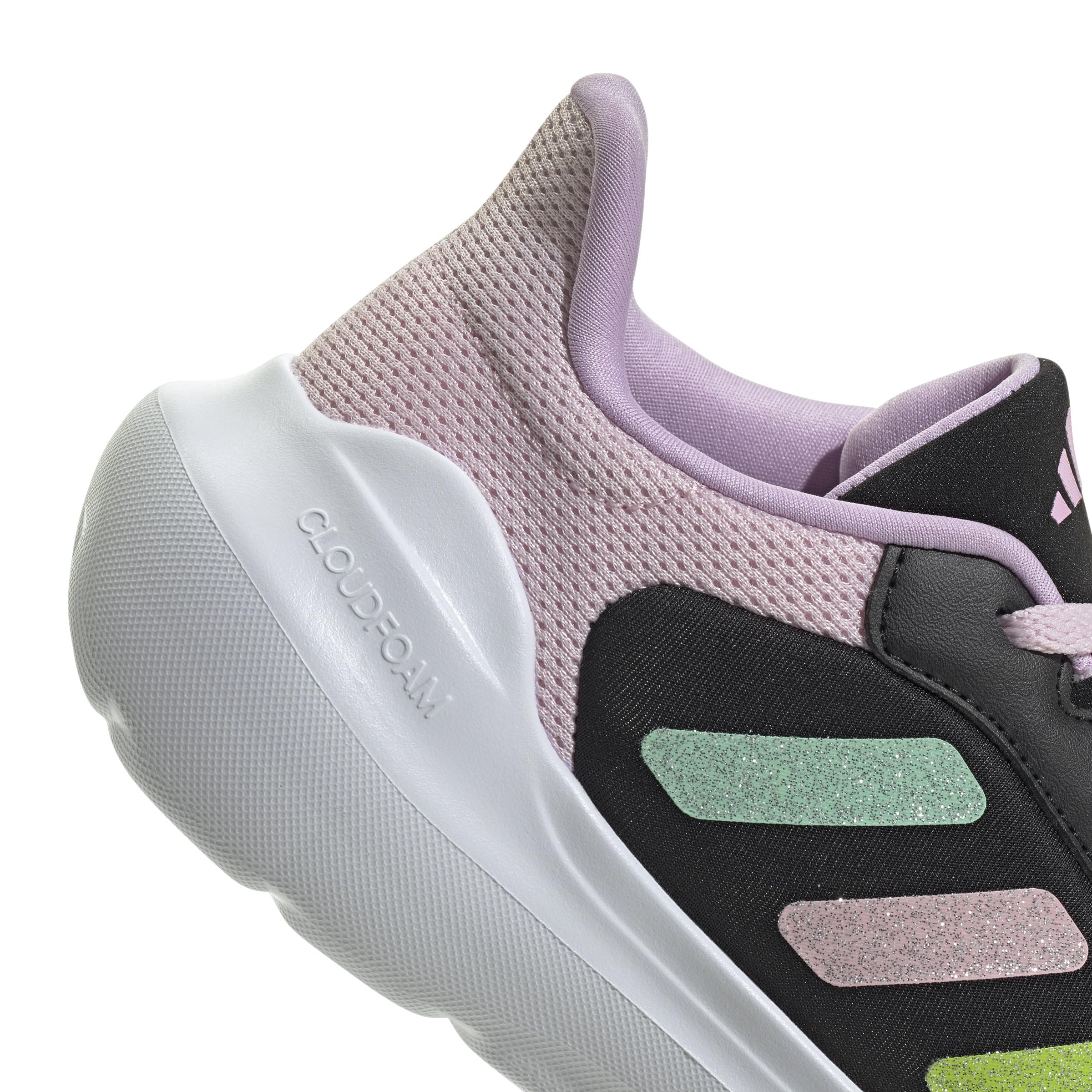adidas Unisex niños TENSAUR Run 3.0 Shoes Junior, Core Black/Clear Mint/Clear Pink, 39 1/3 EU