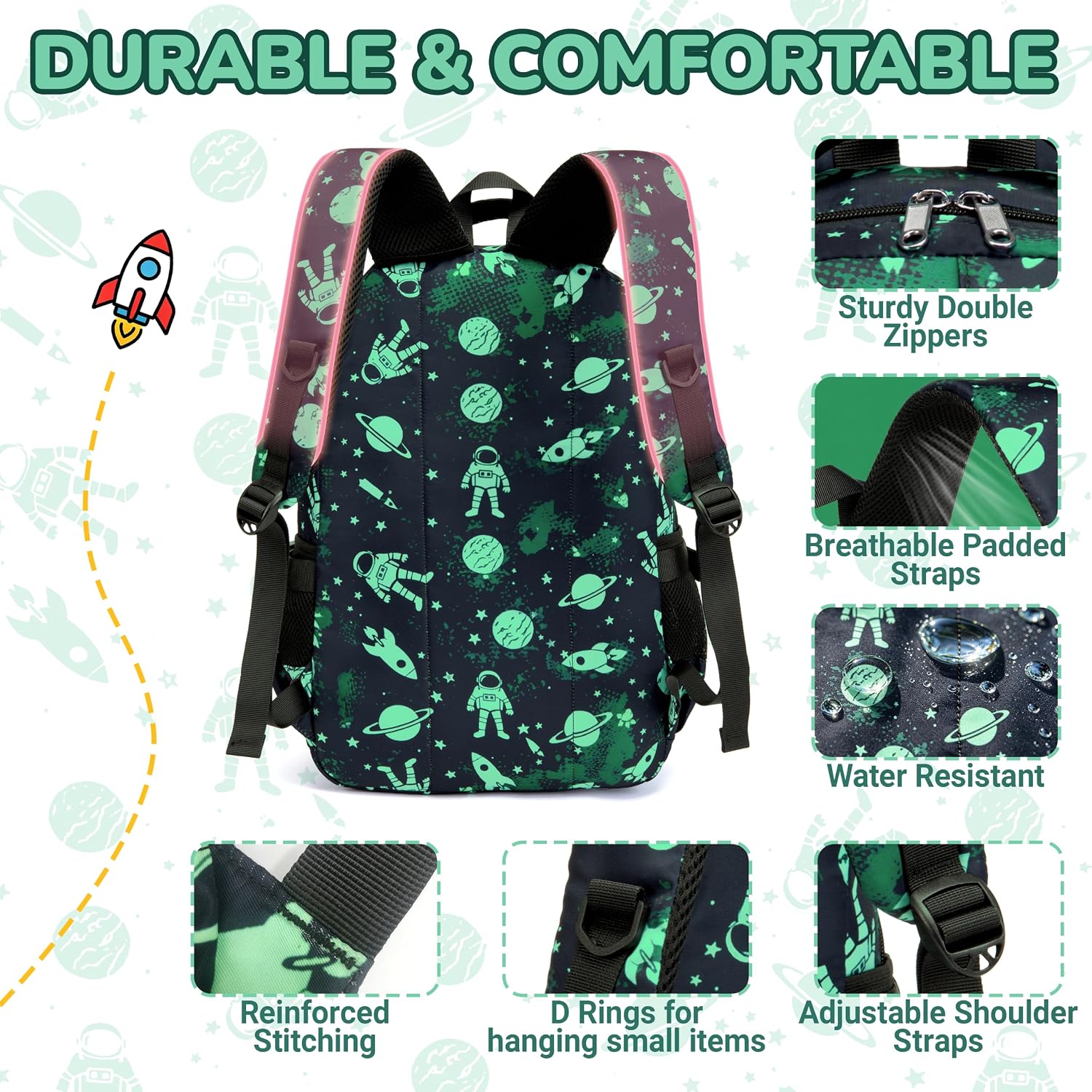 Bluefairy Kids Backpack Boys Bookbags Elementary