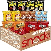Vista 18 de Frito-Lay Paquete de Aperitivos Clásicos Definitivos, variedad de surtido de chips, galletas, galletas saladas y nueces, (paquete de 40)