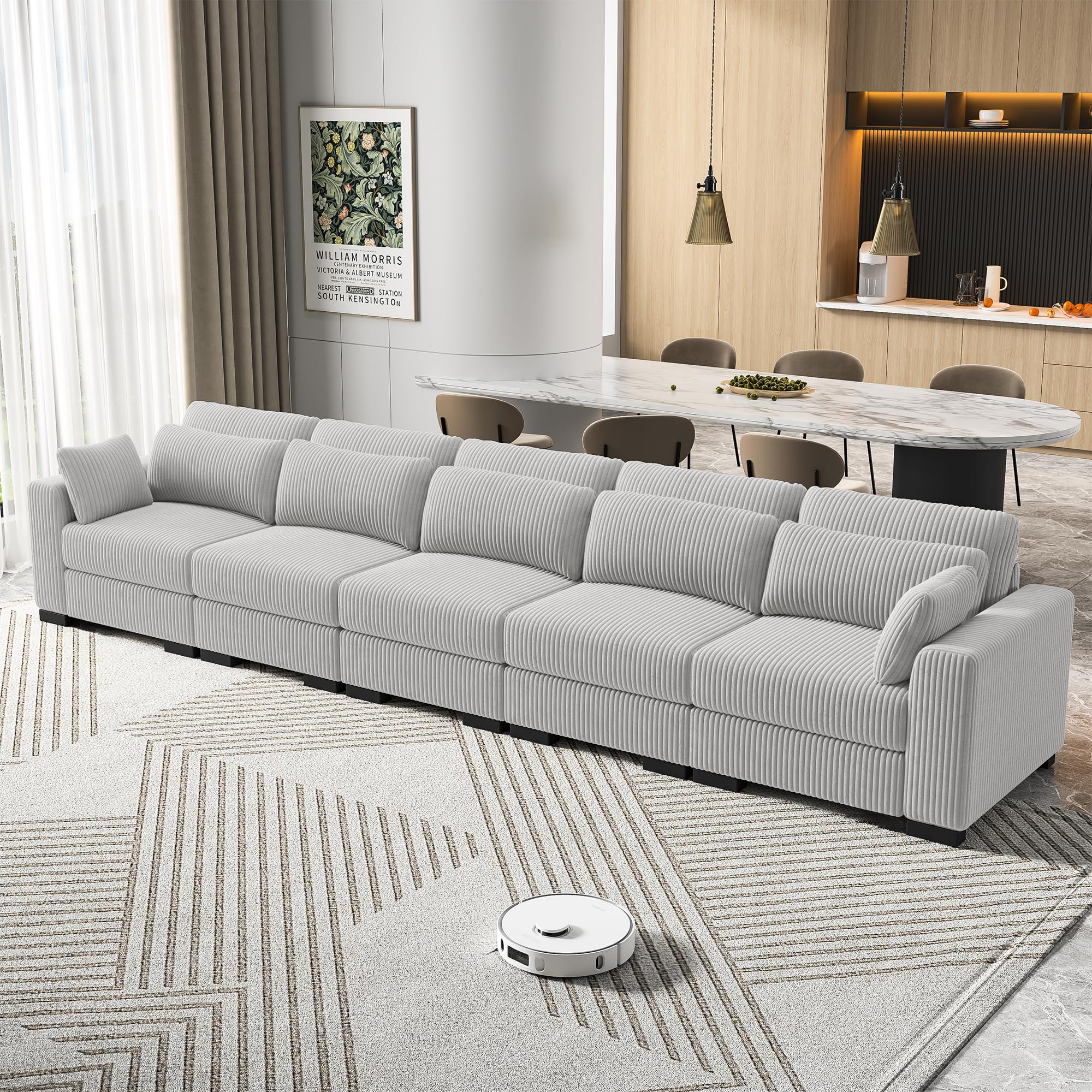 Sofá de 5 plazas con función de cama, sofás y sofás, sofá con función de dormir, sofá modular, pequeño para habitación juvenil, sofá con amplios reposabrazos para sala de estar, dormitorio