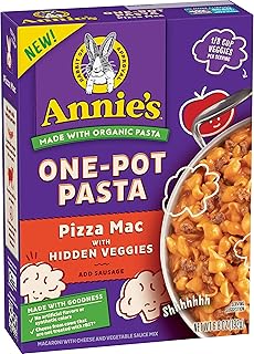 Annie's Homegrown One-Pot Pasta With Hidden Veggies, Pizza Mac, 6.8 Oz