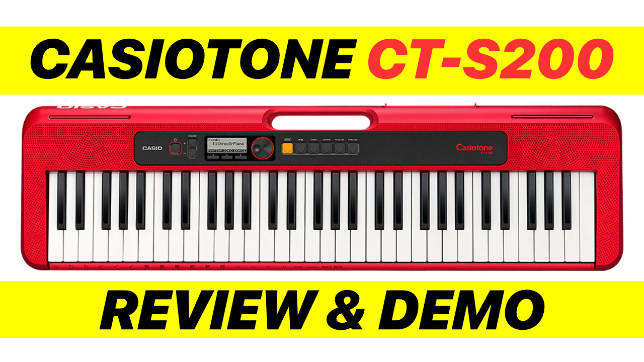 Watch Casiotone CT-S200 Review & Demo on Amazon Live