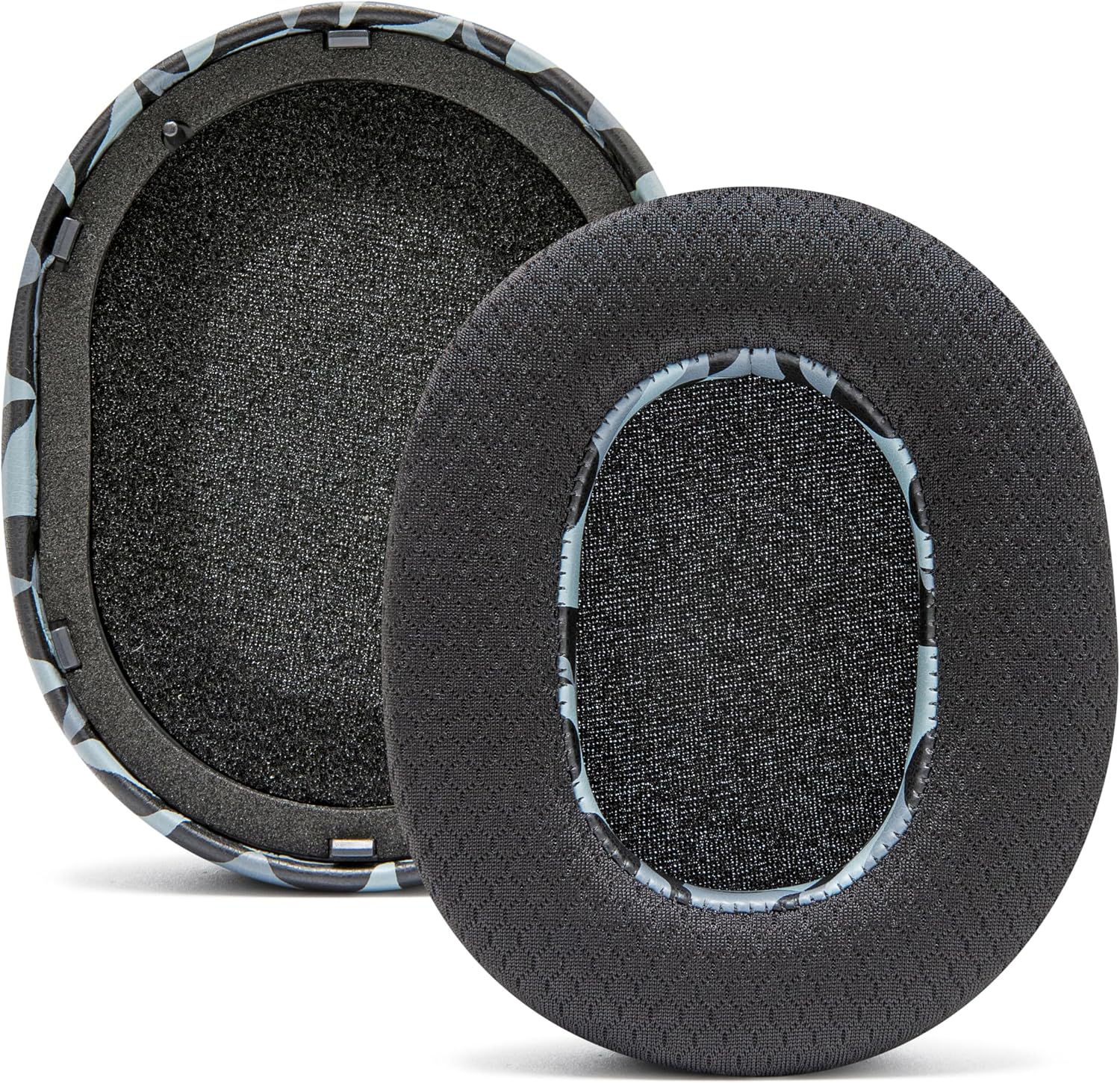 WC Freeze Blackshark V2 Pro 2023 - Cooling Gel Earpads by Wicked Cushions Only (Does not fit Old Blackshark V2 Pro) - Boost Comfort, Thickness, & Sound Isolation for Epic Gaming | Geo Grey
