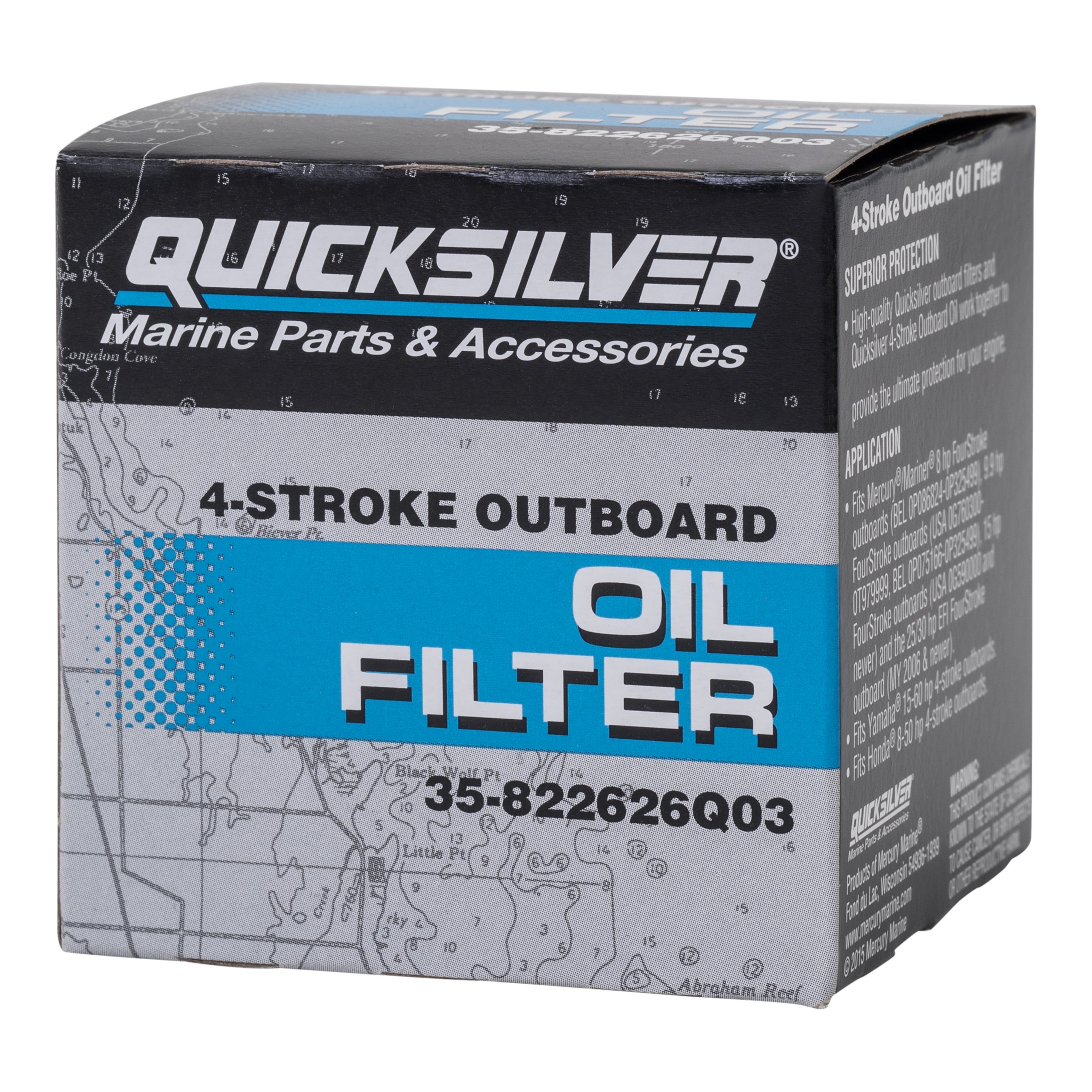 Quicksilver 822626Q03 Oil Filter Mercury Mariner Outboards